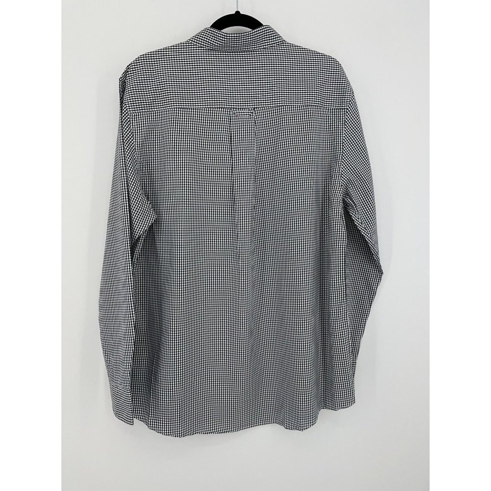 Haggar Wrinkle Resistant Shirt Men's Large Button Lightweight Long Sleeve $56 - Picture 5 of 9